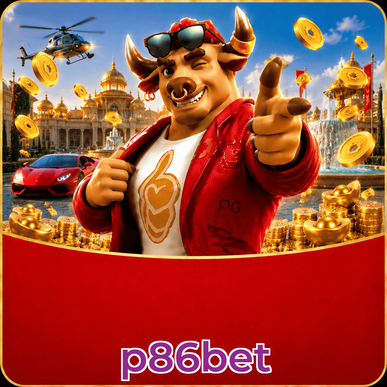 Logo p86bet Telegram Canal Oficial